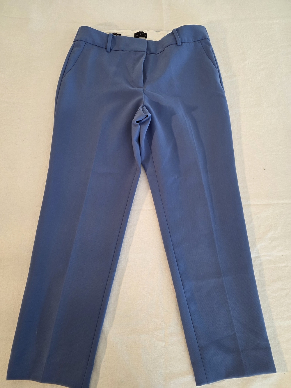 Talbots Hampshire Ankle Pant in Periwinkle Blue. Size 10